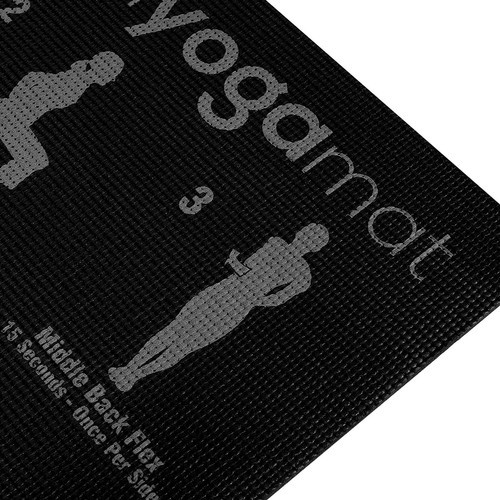 Jóga fitnesz szőnyeg edzéstervvel 22974