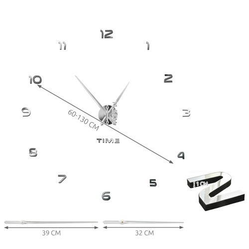 DIY falióra, 60-130 cm átmérő