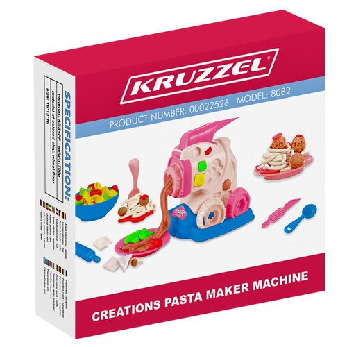 Műanyag massza nyomó készlet, Kruzzel