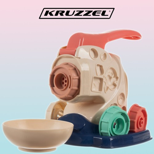 Műanyag massza nyomó készlet, Kruzzel