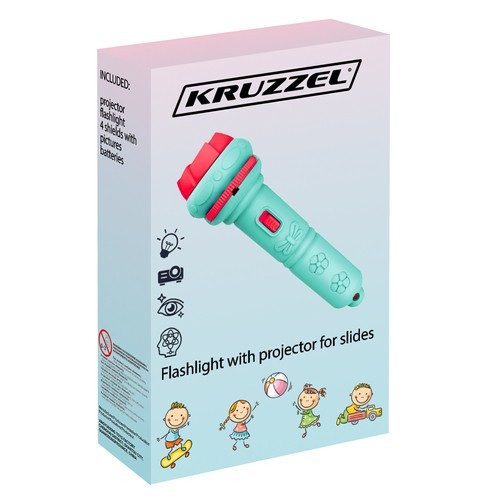 Zseblámpa diavetítővel