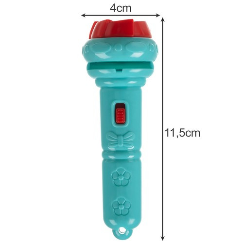 Zseblámpa diavetítővel