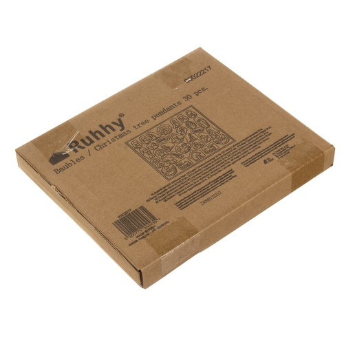 30 db-os karácsonyi dísz csomag, különféle díszek, pirosak