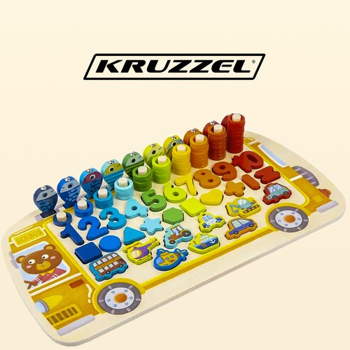 Fa puzzle - válogató 6 az 1-ben Kruzzel 22636