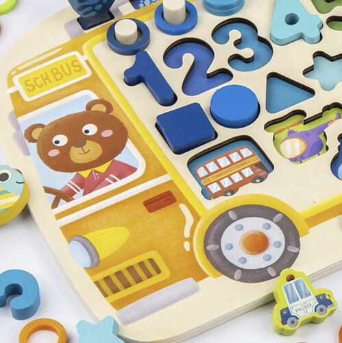 Fa puzzle - válogató 6 az 1-ben Kruzzel 22636