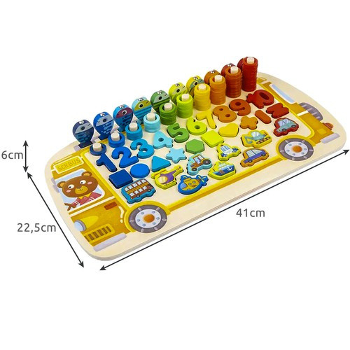 Fa puzzle - válogató 6 az 1-ben Kruzzel 22636