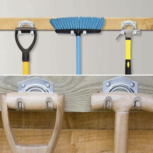 20 db fém akasztó kerti és műhelyszerszámokhoz, 