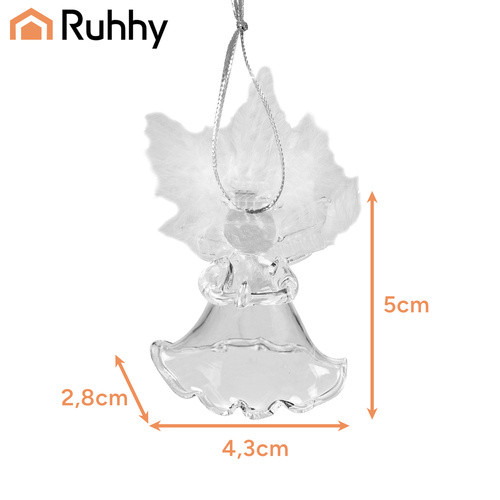 Átlátszó csecsebecsék - angyalkák, 6 db. Ruhhy 22497