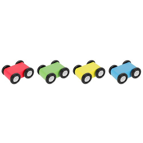 Fa csúszdapálya autókhoz - 4 db autóval