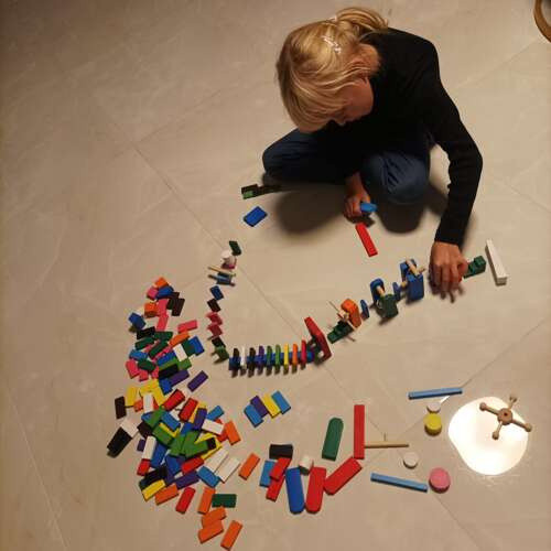 Fa dominó, 360 darabos