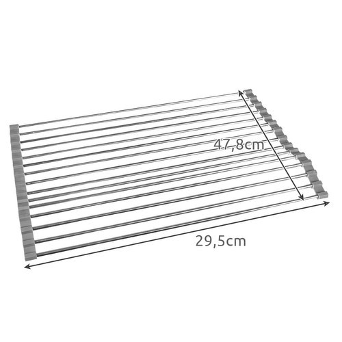 Edényszárító/lefolyó - összehúzható, szilikon szélekkel