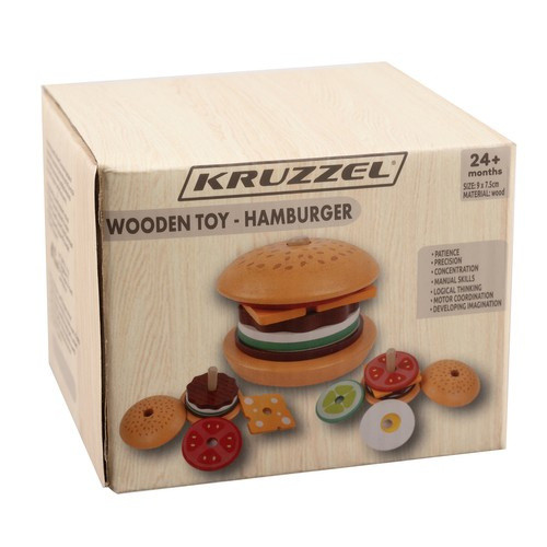 Kruzzel játék fa hamburger