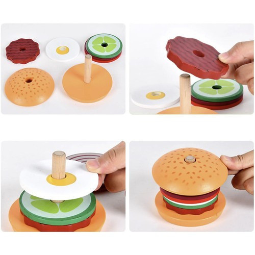 Kruzzel játék fa hamburger