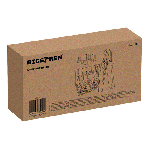 Krimpelő fogó, érvéghüvelyekhez, 0,25-10mm2