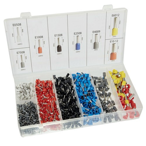 Krimpelő fogó, érvéghüvelyekhez, 0,25-10mm2