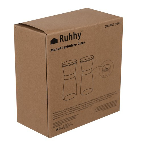 2 db kézi daráló, só- és borsörlő