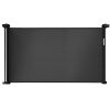Ruhhy kihúzható biztonsági kapu, 151,5 x 87 cm, fekete