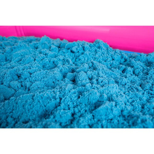 Kinetikus homok felfújható homokozóval, formákkal, 2 kg