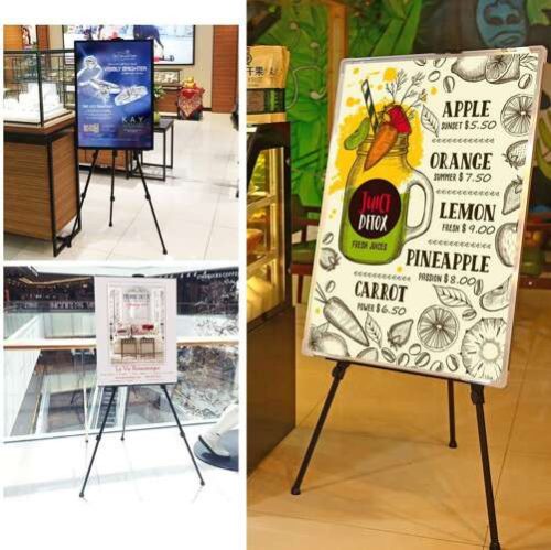 170 cm-es festőállvány alumíniumból, ajándék tartóval