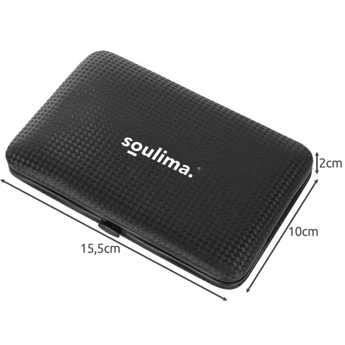 15 részes körömvágó készlet, fekete