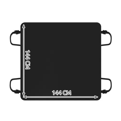 Huzat - kutyaszőnyeg az autóba 144x144cm