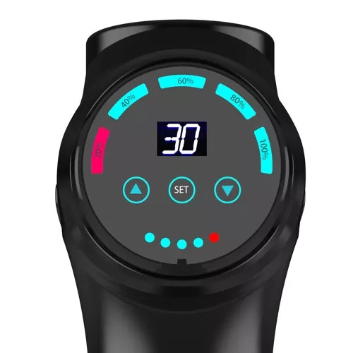 Prémium masszázspisztoly 12 fejjel