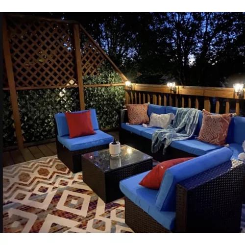 Erkély belátásgátló műsövény, 3 m x 0,5 m