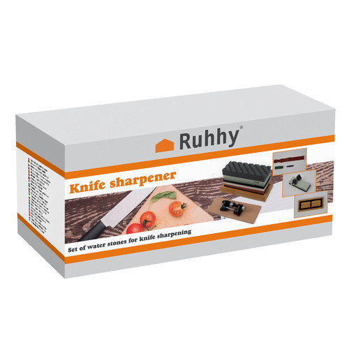 Késélező - 2 kő + kiegészítők Ruhhy 23763