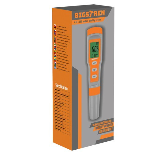 Vízminőség-mérő 4 az 1-ben LED Bigstren 23534