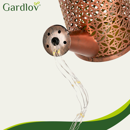 60 LED-es Napelemes Kerti Fényfüzér Öntözőkanna Formában, 81.5 x 23 x 10 cm