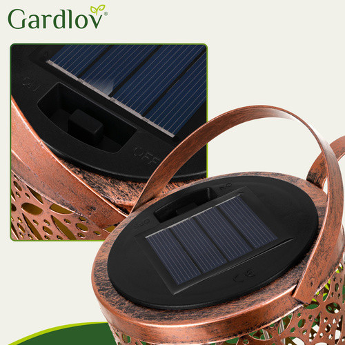 60 LED-es Napelemes Kerti Fényfüzér Öntözőkanna Formában, 81.5 x 23 x 10 cm