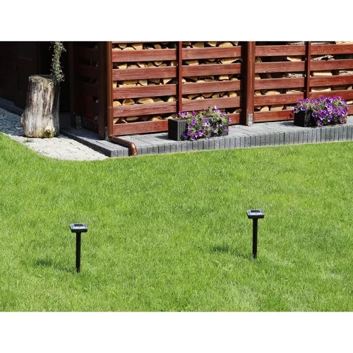 2 db-os napelemes vakondriasztó szett, 38 x 9.3 x 7.8 cm