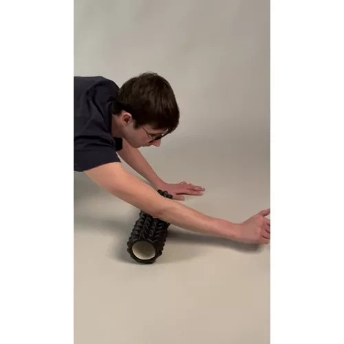 Roller jóga - masszázshenger (fekete) 23570