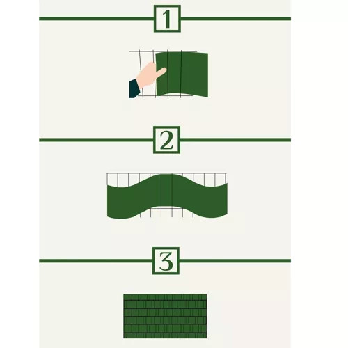 35m x 19 cm-es kerítés + belátásgátló szalag,  630g/m2, antracit