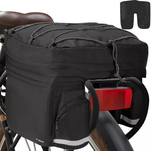 Trizand nagyméretű kerékpáros táska csomagtartóra, 45 x 40 x 32 cm, 60 literes