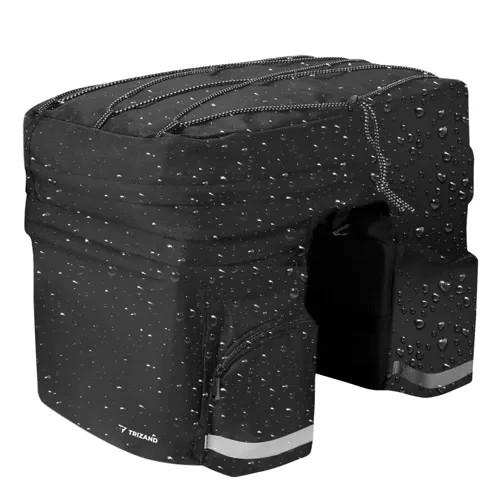 Trizand nagyméretű kerékpáros táska csomagtartóra, 45 x 40 x 32 cm, 60 literes