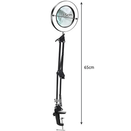 Nagyító - fekete Izoxis 23893