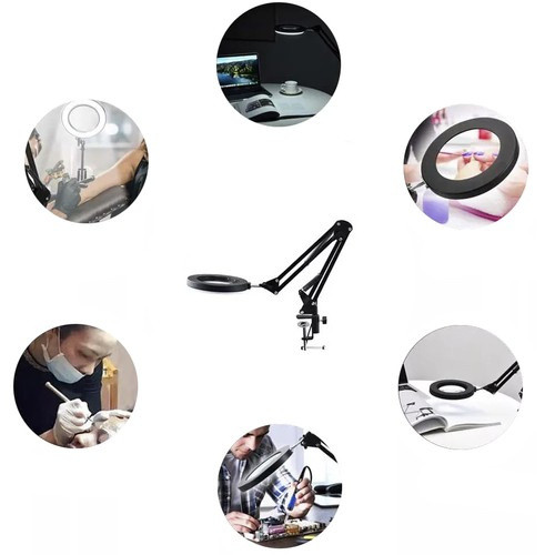 Nagyító - fekete Izoxis 23893