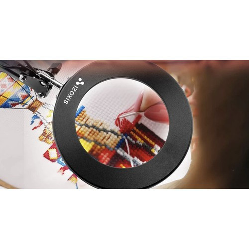 Nagyító - fekete Izoxis 23893