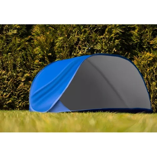 Pop-up nagy strandsátor, 220 x 120 x 100 cm, kék-fehér, Trizand