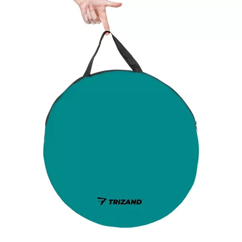 190x86x120cm-es popup strandsátor, kék-szürke, Trizand