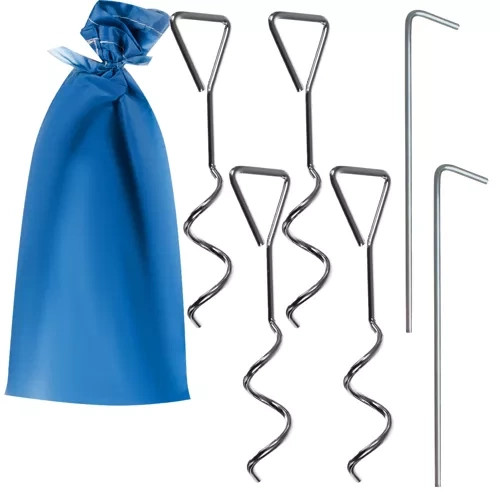 Pop-up strandsátor szúnyoghálóval, 200x150x110cm-es, Trizand, kék-fehér