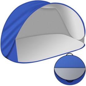   Popup strandsátor szúnyoghálóval, 150x100x80cm, kék-fehér