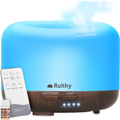  Aroma diffúzor - LED párásító távirányítóval N23511