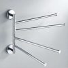 LOFT acél törölközőtartó, 4 karral, 43 x 35 cm