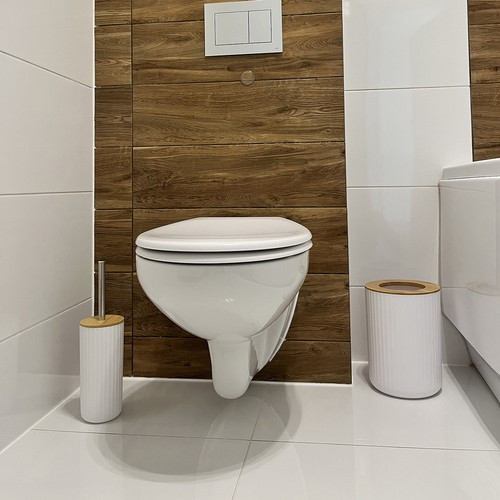 6 részes fürdőszobai kiegészítő készlet, fehér Ruhhy 24635