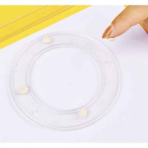 Kreatív rajzkészlet – spirográf sablonokkal