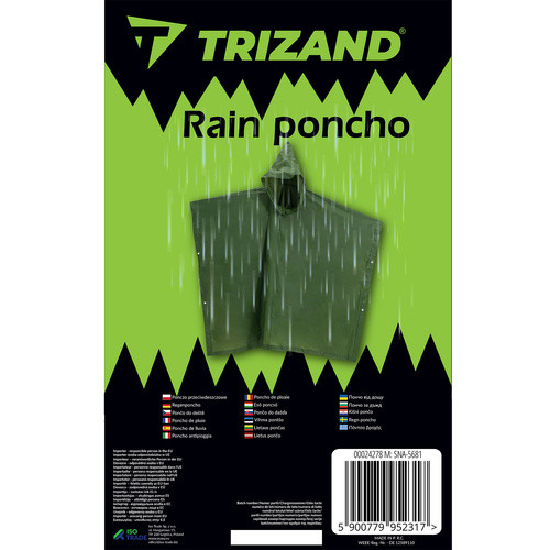  Trizand Rain Poncho 24278