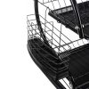 Kétszintes edényszárító, 37 x 55 x 25 cm