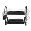 Kétszintes edényszárító, 37 x 55 x 25 cm